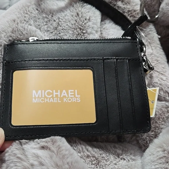 MICHAEL KORS JET SET SMALL LOGO PATENT LEATHER COIN PURSE ✨NWT✨ - Picture 8 of 9